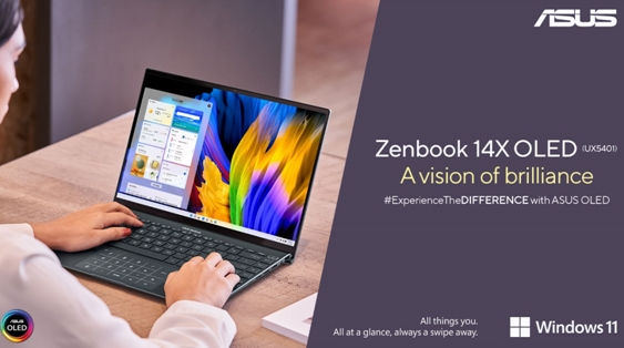 Tampilan Mewah Laptop Zenbook 14X OLED Dari ASUS