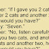 Seven Cats