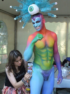 Halloween Body Painting