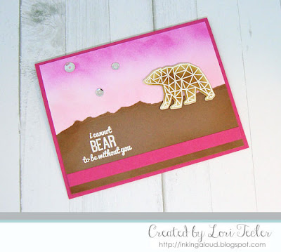 I Cannot Bear to Be Without You card-designed by Lori Tecler/Inking Aloud-stamps and dies from Altenew