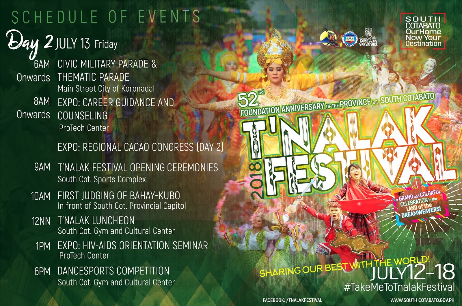 Tnalak Festival na naman! See schedule of activities here