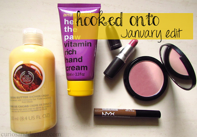 Hooked onto, January favourites, currently loving