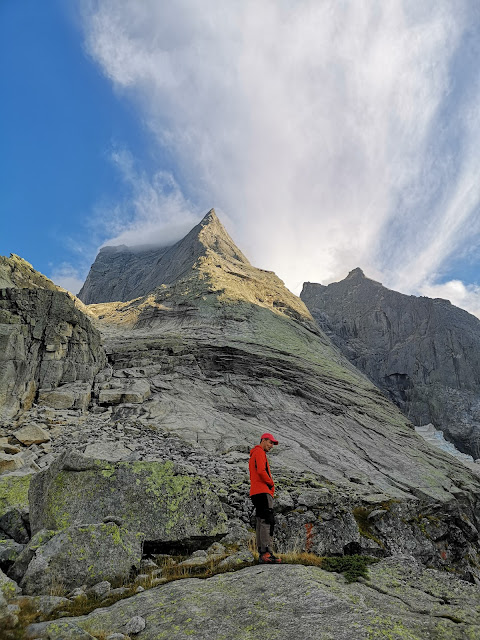 Crazy_Alpinist wspinanie na Piz Badile - Nordkante Filar Północny