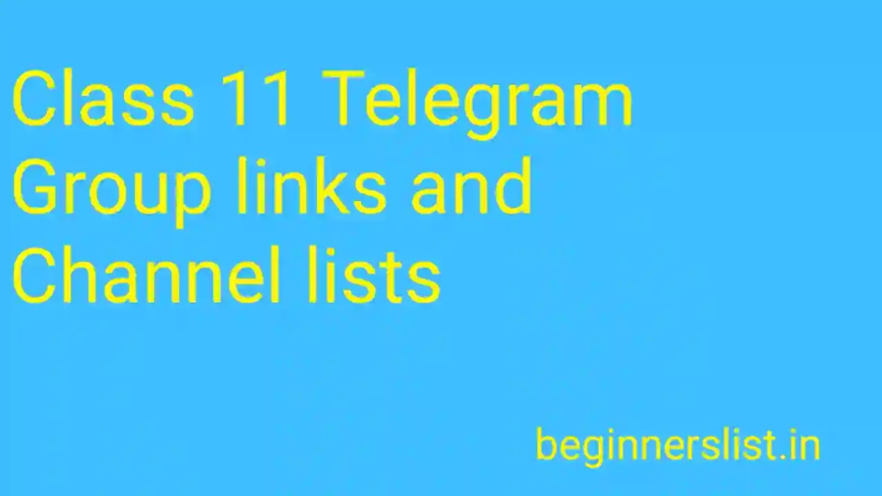 class-11-telegram-groups-channels