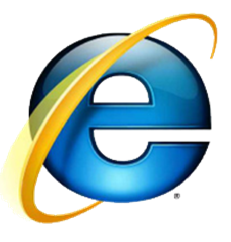 With Internet Explorer, it is