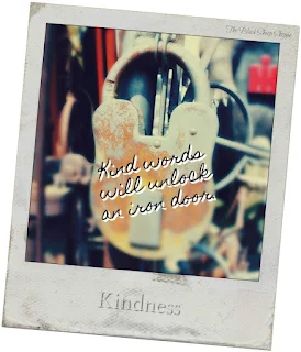 Kind words will unlock an iron door.