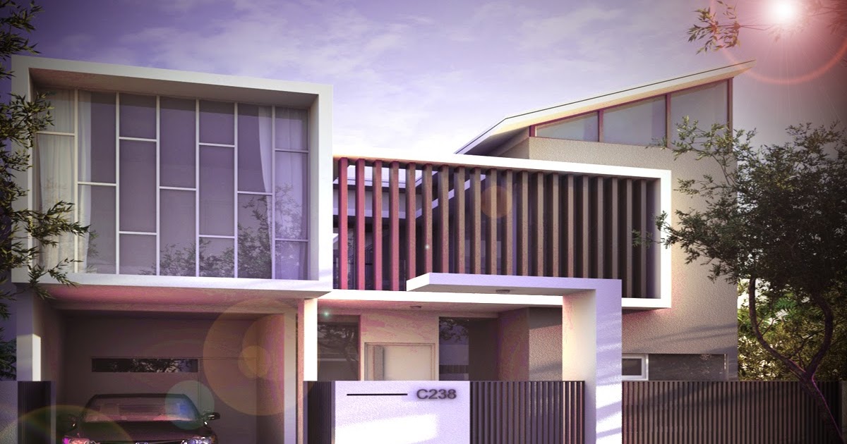  Gambar  Rumah Minimalis Modern 2 Lantai  Terbaru Karya 
