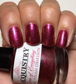 My Nail Polish Obsession 4th Blogiversary Custom Polishes; Lacquistry Queen of Everything