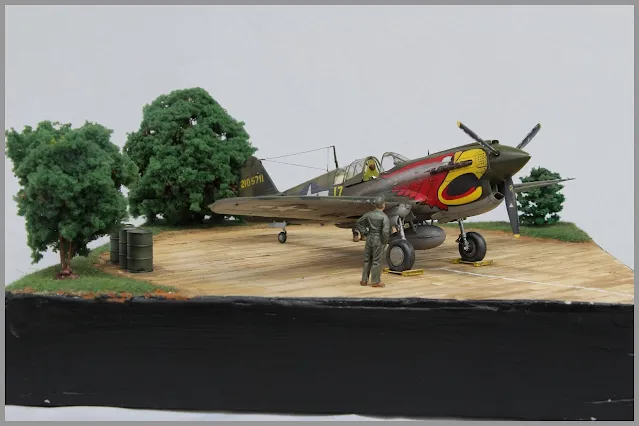 Diorama P-40N Warhawk