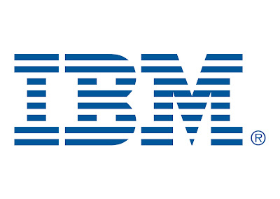 شعار شركة IBM التي تعمل في مجال تطوير وتصنيع البرمجيات والحواسيب