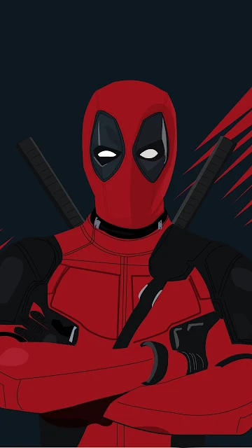 Deadpool Minimal Wallpaper