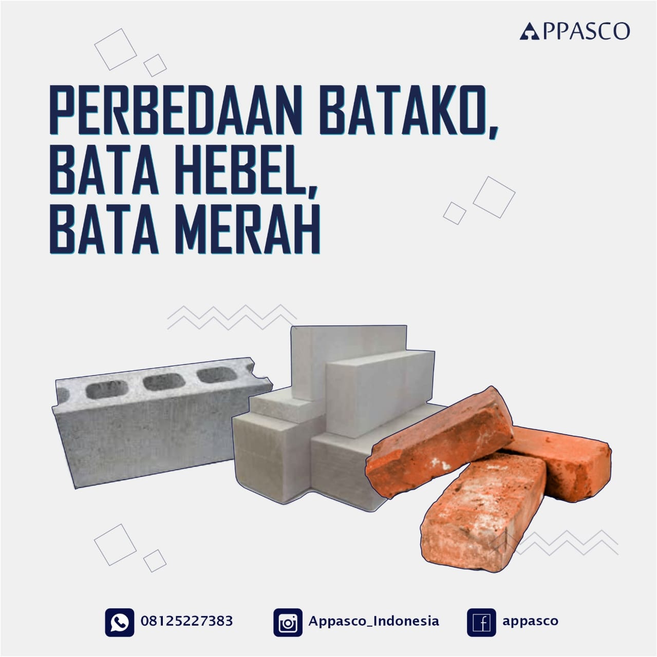 Perbedaan Batako, Bata Hebel dan Bata Merah untuk Bangunan
