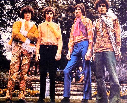 Young Pink Floyd looks awesome in color picture