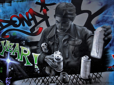 graffiti wallpaper mural. Graffiti Murals Wallpaper by