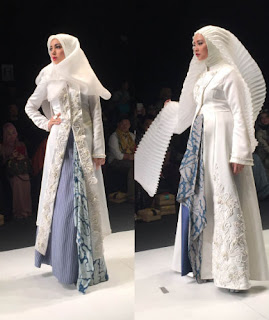 Foto Kebaya Kutubaru Muslim Modern Hijab Bervolume untuk Muslimah  Trend Terbaru 