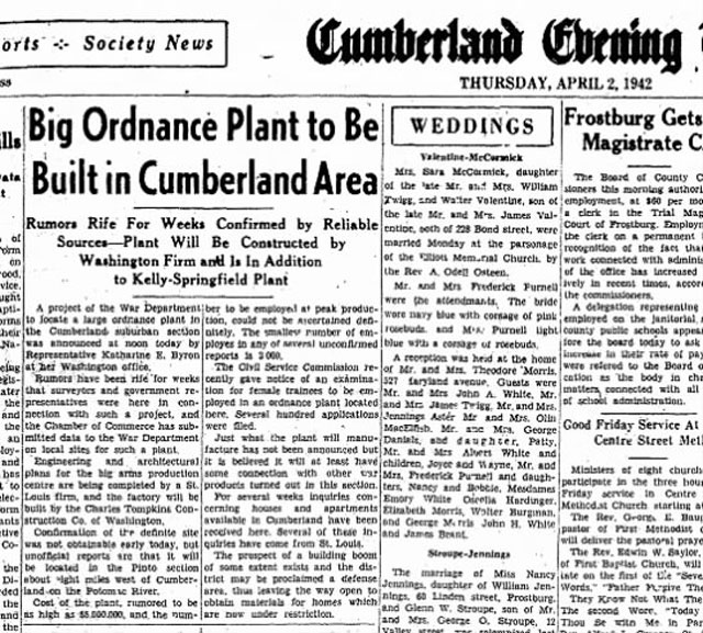 Cumberland Evening Times, 2 April 1942 worldwartwo.filminspector.com