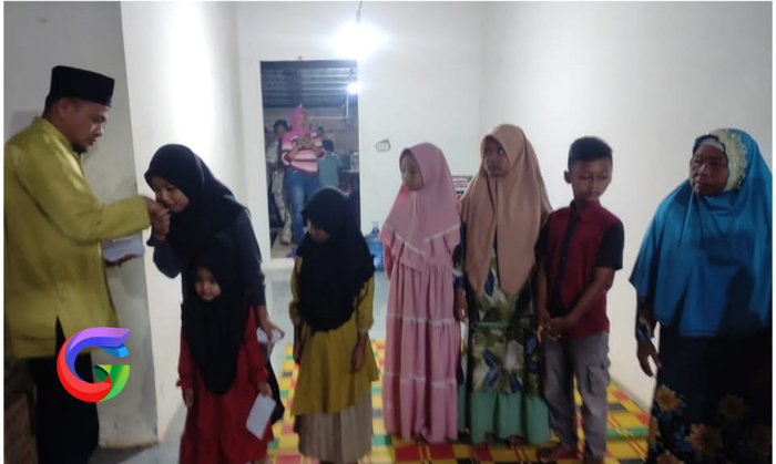 Berkah Ramadhan, Kades Mekar Sari Berbagi Santunan Bagi Anak Yatim & Jompo