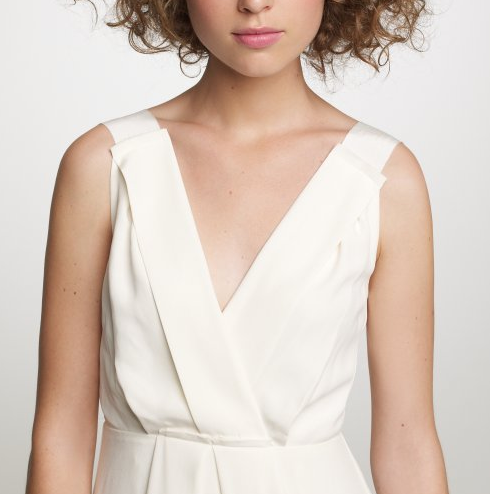 This JCrew wedding dress looks like something a Grecian statue would wear