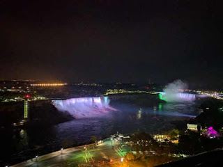 The Falls At Night.