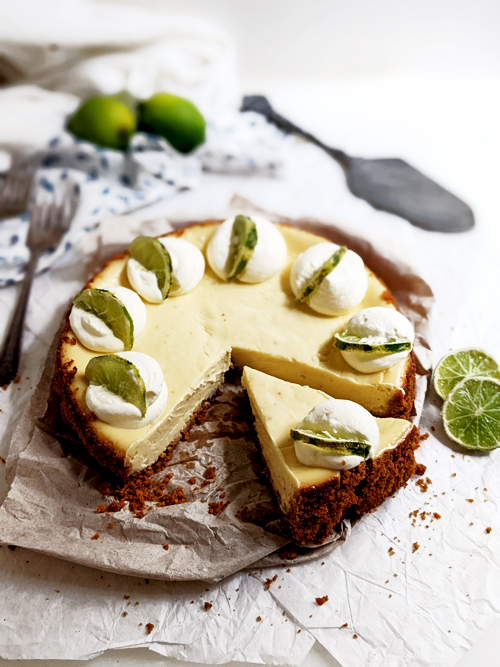 2 en 1 key lime cheesecake