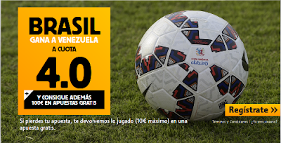 betfair Brasil gana cuota 4 Venezuela Copa America 21 junio