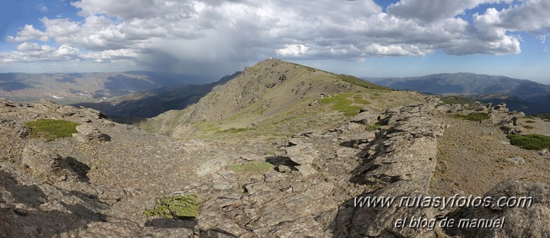 Almirez - La Cumbre - Cruz del Pescadero - Piedra Horadada - Tajo de la Querencia - Tajo de la Cruz