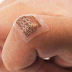 A wearable ultrasound patch that monitors the blood pressure inside human body