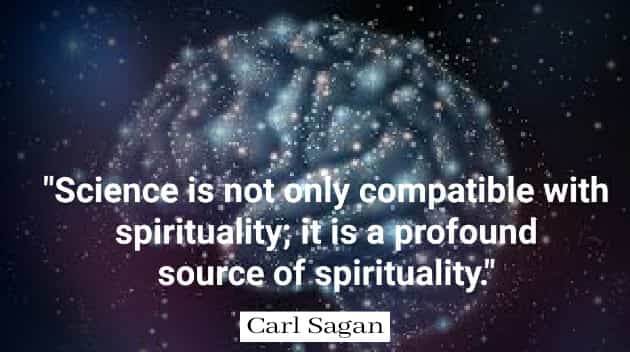 Science is not only compatible with spirituality; it is  a profound source of spirituality.