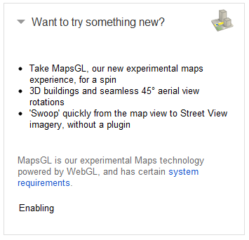 Google Maps in WebGL