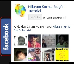 Cara Membuat Like Box Facebook Tersembunyi di Sisi Blog