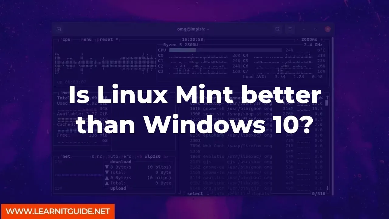 Is Linux Mint better than Windows 10