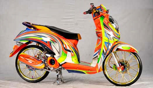 Gambar Modifikasi Honda Scoopy FI title=