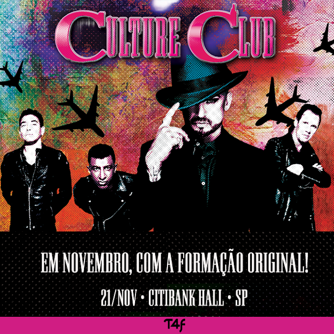 Culture Club anuncia única apresentação em São Paulo