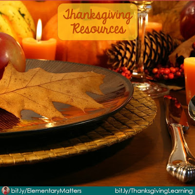 Thanksgiving Resources - books, videos, resources, a dollar deal, and a freebie, all with a Thanksgiving theme!