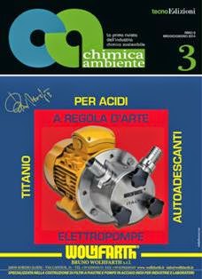 CA Chimica Ambiente 2014-03 - Maggio & Giugno 2014 | PDF HQ | Mensile | Professionisti | Industria | Chimica