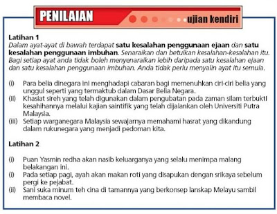 LAMAN BLOG CIKGU TAN CL: Kesalahan Ejaan dan Imbuhan