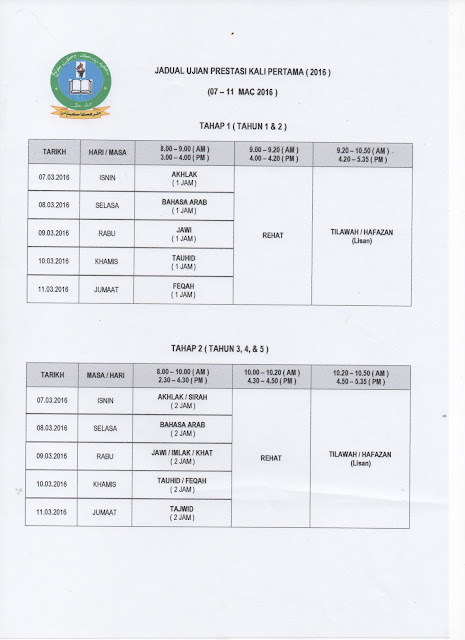 SRA BUKIT JELUTONG: Surat Makluman Sekolah