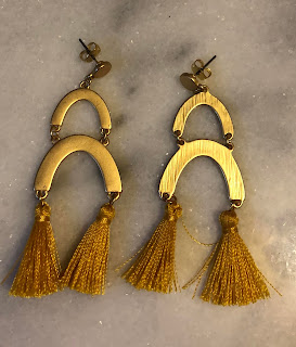 Olivia yellow earrings