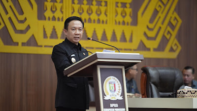  DPRD Pringsewu Paripurnakan Penyampaian Rekomendasi Pembahasan LKPJ Kada