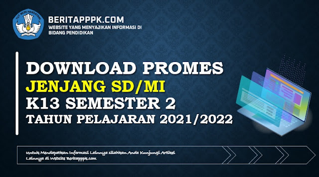 Promes Kelas 3 Semester 2 Kurikulum 2013  Revisi 2022/2023