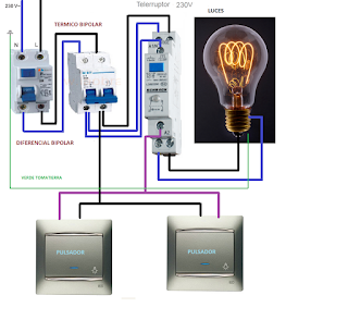 telerruptor bipolar esquema