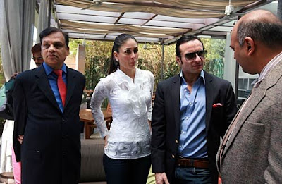 kareena  kapoor  and  saif  ali khan  are the  power  copule  was  interested  in  bidding  for  an  IPL  team.