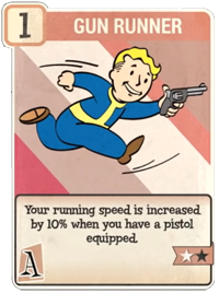 gun runner perk card