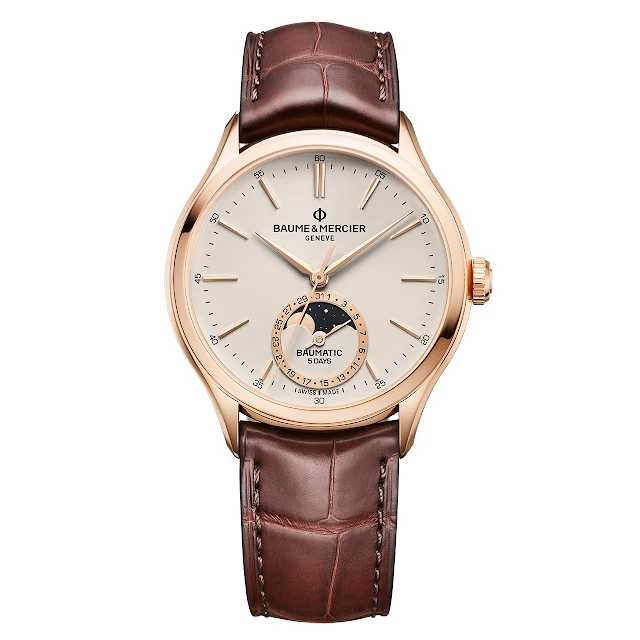Baume et Mercier Clifton Baumatic Date and Moon Phase 10736