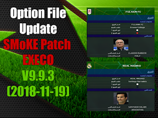 Option File Update 19.11 For PES17 SMoKE Patch EXECO 9.9.3