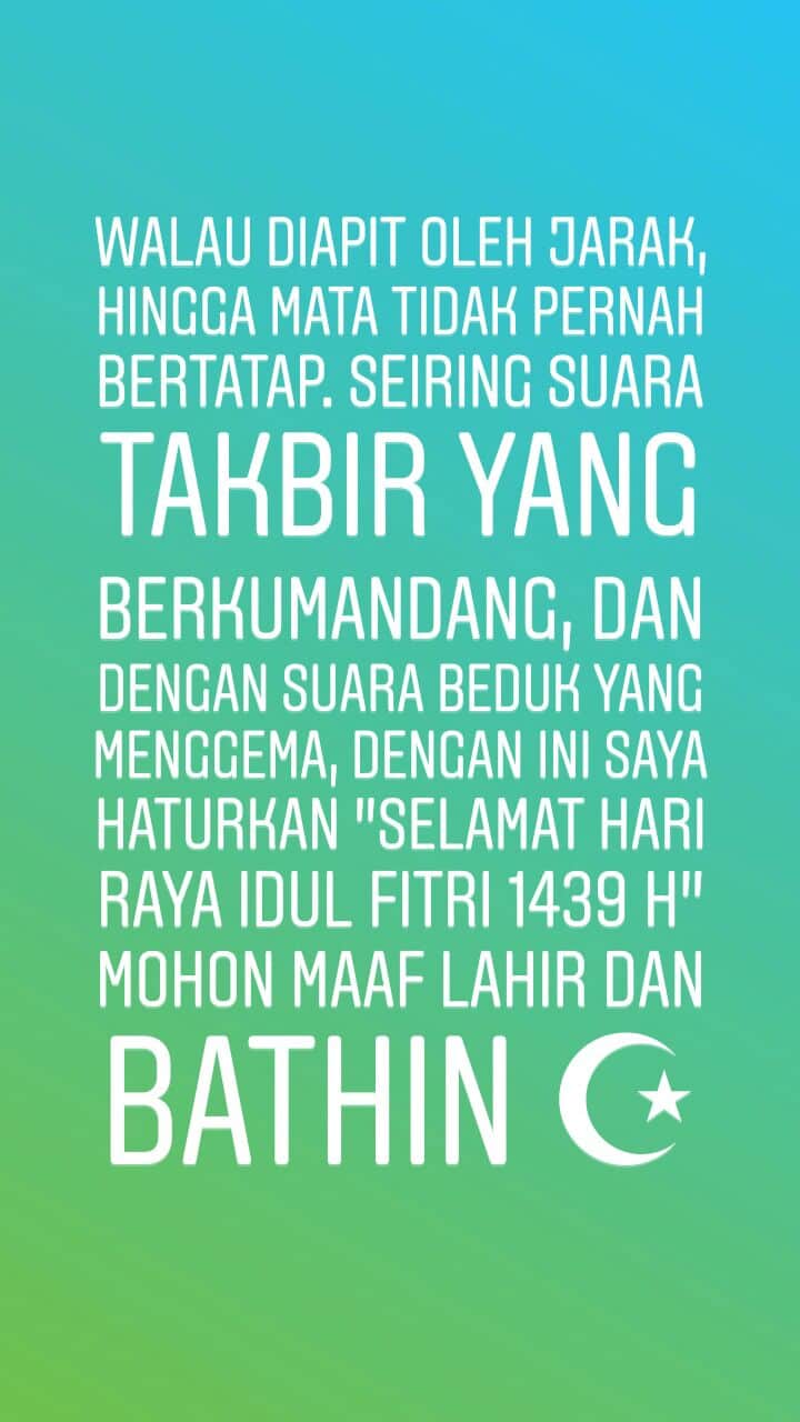 Kata Ucapan Selamat Idul Fitri 2019 untuk Caption dan 