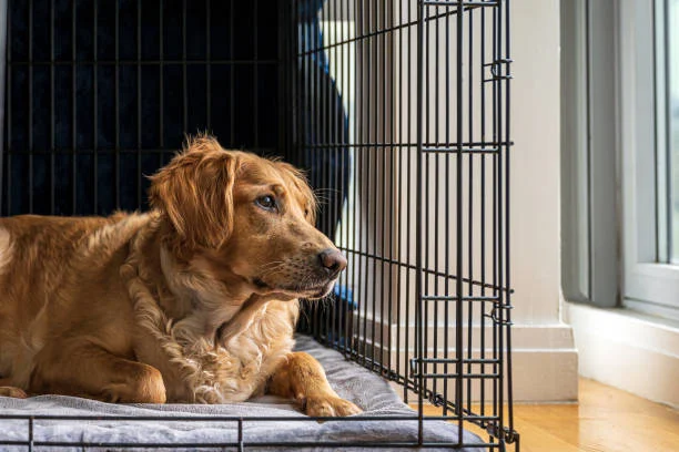 Golden Retriever Crate Training