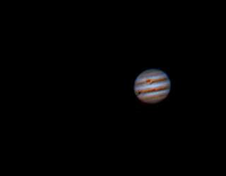 Jupiter 2-26-16 Europa, Io Transit and Great Red Spot