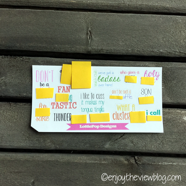 planner stickers from Lottie Pop Designs