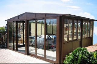 Instalación de cortinas de cristal